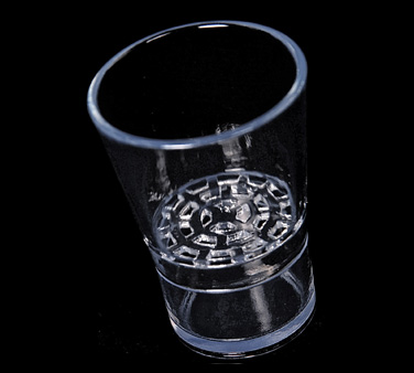 Spill-Stop Glassware